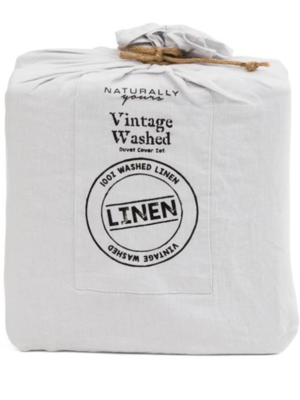 NATURALLY YOURS linen duvet set